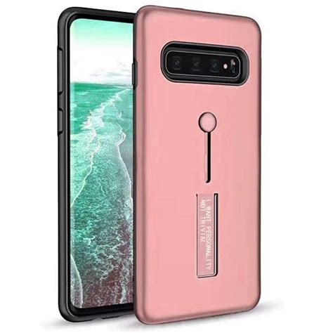 Samsung Galaxy S10e Kickstand Shockproof Cover Rosegold