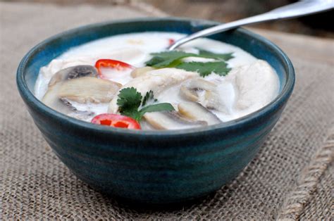 Paleo Thai Coconut Chicken Soup Tom Kha Gai Recipe Thai Coconut