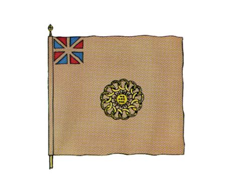 Flag Of Second New Hampshire Regiment Of 1777 Bluff Field Sons Of