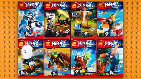 Lego Ninjago Skybound Minifigures Knock Off Lele 79267 Youtube