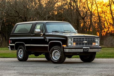 4k Mile 1987 Chevrolet K5 Blazer Silverado 4x4 For Sale On Bat Auctions