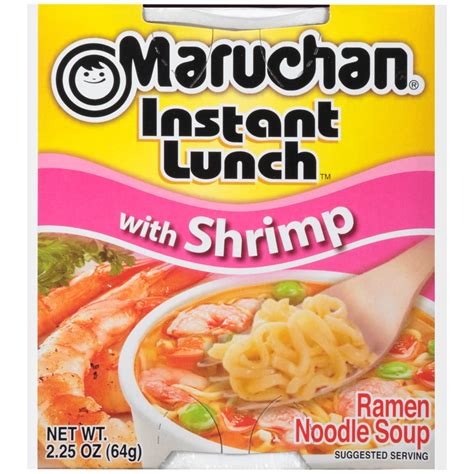 Maruchan Instant Lunch Ramen Noodle Soup With Shrimp 225 Oz Walmart