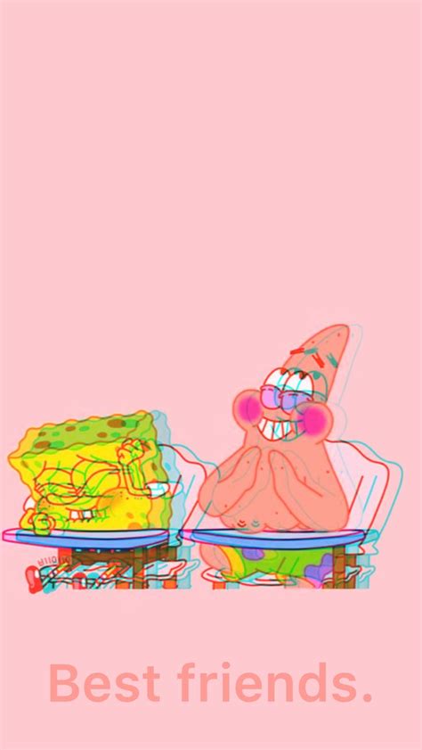 Best Friends 🥺🥺🥺💕🥺🥺 Spongebob Iphone Wallpaper