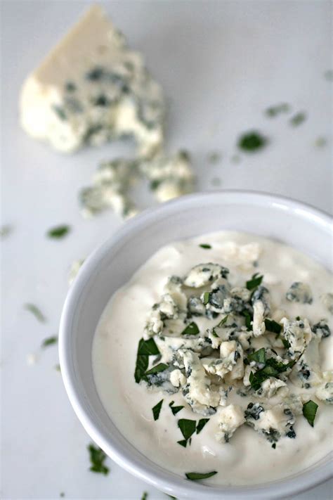 A crumble of blue cheese adds the perfect final touch. Classic Blue Cheese Dressing | Tasty Ever After: Quick and ...