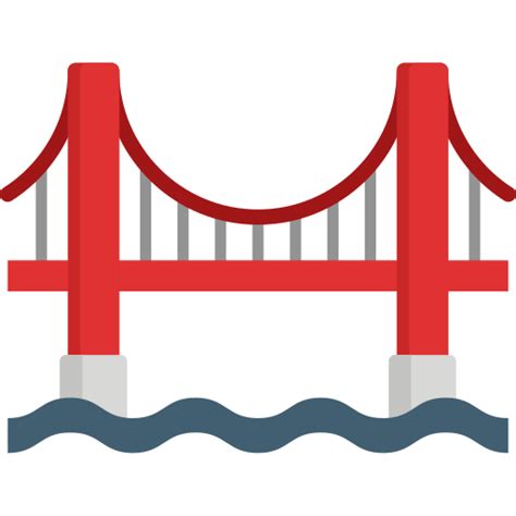 Golden Gate Bridge Free Monuments Icons