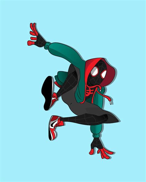 Spider Man Into The Spider Verse Draw By Plusius59 Draw By Vetor