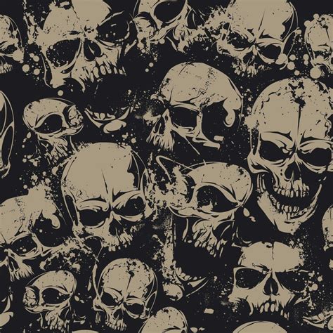 Fondo De Calaveras Skull Wallpaper Skull Artwork Skull Illustration