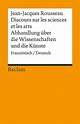 Abhandlung über die Wissenschaften und die Künste Buch - Weltbild.de