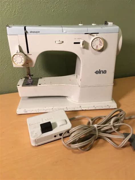 Vintage Elna Super Switzerland Sewing Machine Runs Smooth But Needs