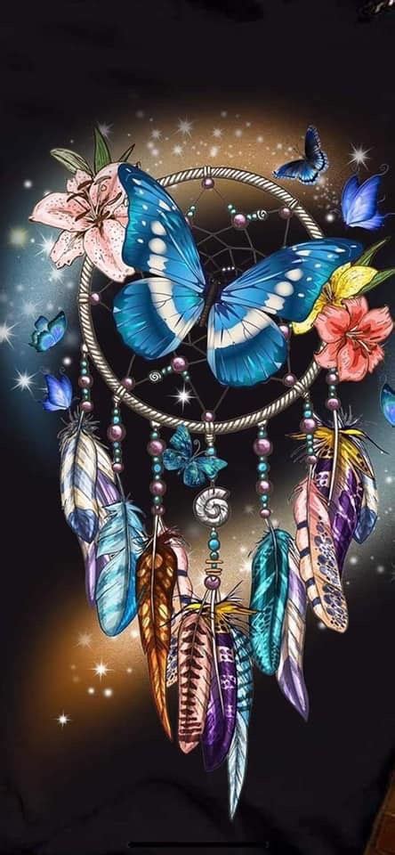 Pin By ♡ Sherri Lynn ♡ On ♡ Dream Catcher ♡ Butterfly Art Beautiful