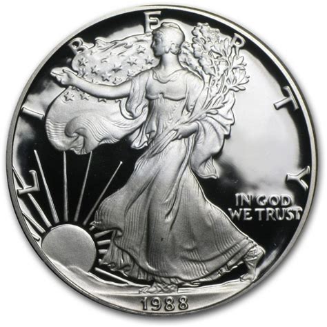 1988 S American Silver Eagle Proof 1 Oz Ogpcoa Premium Wholesale