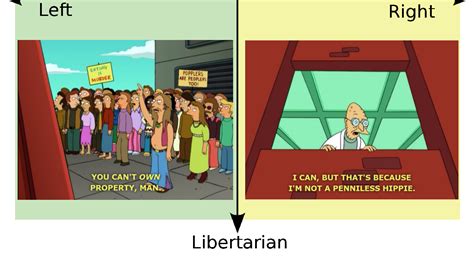 Libertarians Explained With Futurama Politicalcompassmemes
