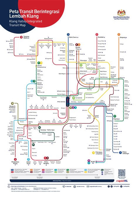 Transit Maps Official Map Klang Valley Integrated Transit System
