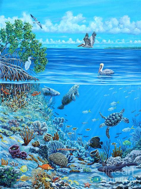 Pin By Paulette White On Under The Sea Art Sea Life Art Underwater