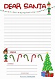 Free Printable Letter To Santa Template Word - Printable Templates