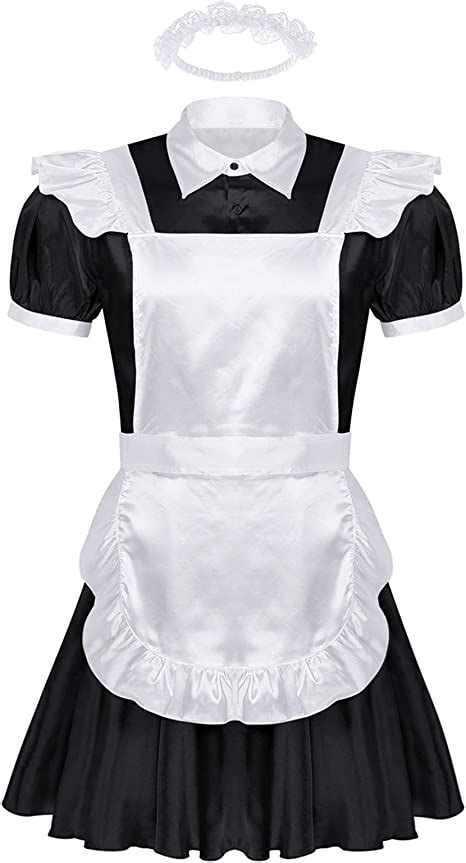 Smchwbc Maid Outfit Maids Cosplay Uniform Outfit French Apron Maid