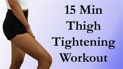 Min Thigh Tightening Workout At Home No Equipment Youtube
