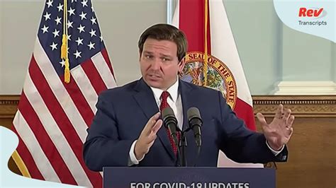 Florida Governor Ron Desantis Covid 19 Briefing April 18 Rev Blog