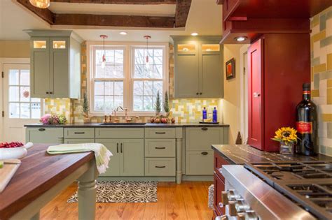Kitchen Of The Week Renovation Honors New England Farmhouses History