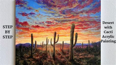 Desert Landscape Painting Ideas Wesley Murry