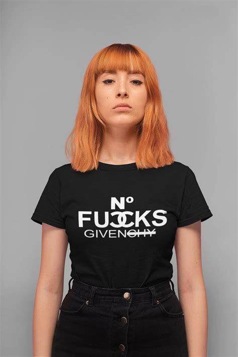 No Fucks Given Funny Shirt T For Her Or Him Womens And Etsy