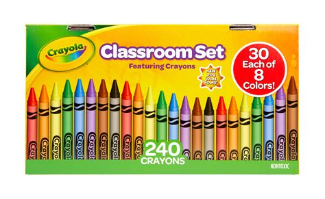 Crayola Classroom Set Crayons Teacher Supplies 240 Count