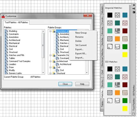 How To Import Tool Palette In Autocad Autocad Space