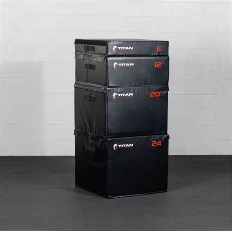 Stackable Soft Foam Plyometric Boxes