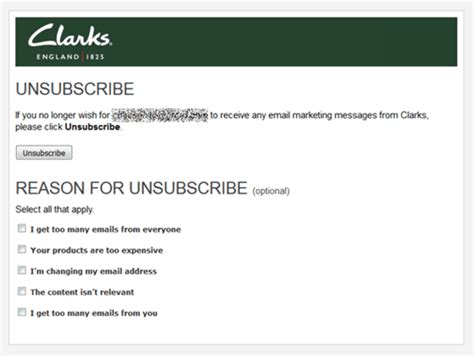 Unsubscribe Email Templates 6 Examples To Inspire You