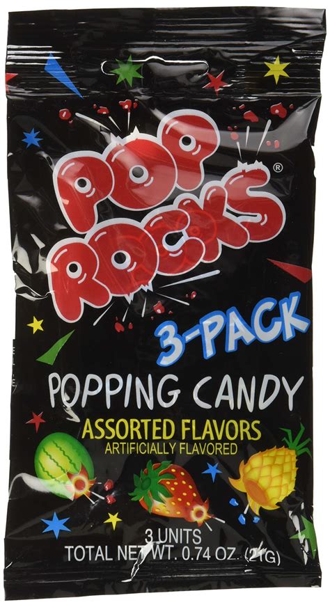 Buy Pop Rocks Variety Pack 18 Packets Total 6 Of Each Watermelon