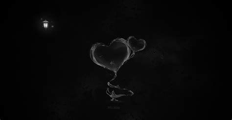 Black Minimalistic Heart Wallpapers Hd Desktop And Mobile Backgrounds