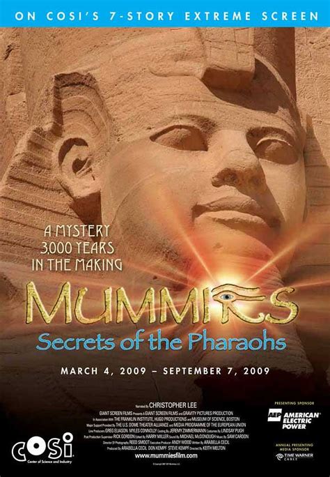 mummies secrets of the pharaohs movie poster style a 27 x 40 2008