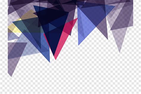 Ilustración de triángulos azul y rosa ilustrador de adobe de triángulo fondo abstracto azul
