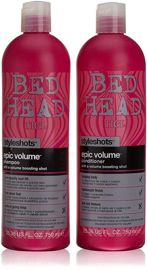 Styleshots By TIGI Bed Head Epic Volume Tween Set Shampoo 750ml And
