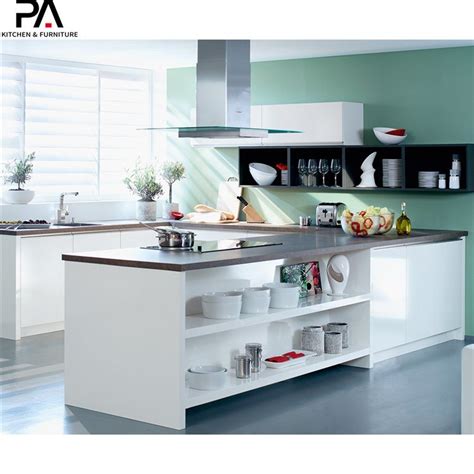 Affordable 2 Pac Mdf Wood Pantry White Kitchen Unit Modern Designs