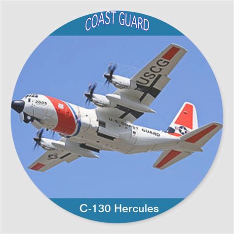 Us Coast Guard C 130 Hercules Sticker In 2020 Coast