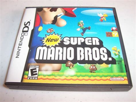 Nintendo Ds New Super Mario Bros Ds 2006 2 4 Players Complete Case