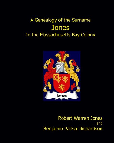 A Genealogy Of The Surname Jones By Robert W Jones Blurb Books