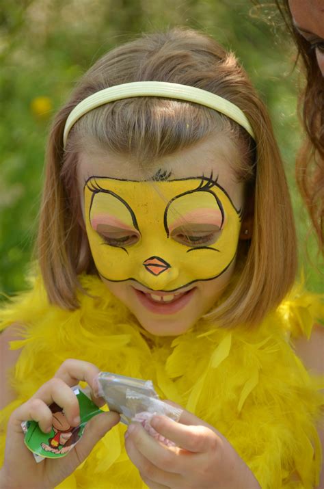 Easter Chick Face Paint Snazaroo Facepaint Easter Face Painting