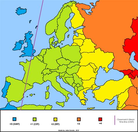 European Time Zone Maps On The Web