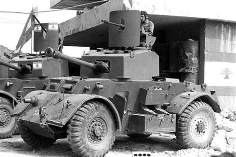 Staghound Armored Cars In Service With The Lebanese Army Lebanon