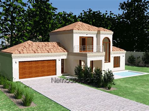 Great Concept Bedroom House Plan With Double Garage In South Africa