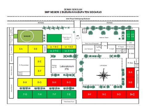 Denah Sekolah Smp Negeri 6 Bandung - Gambaran