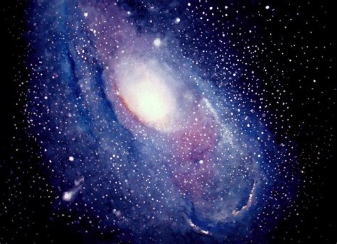 Andromeda Galaxy Painting By Allison Ashton Fine Art America