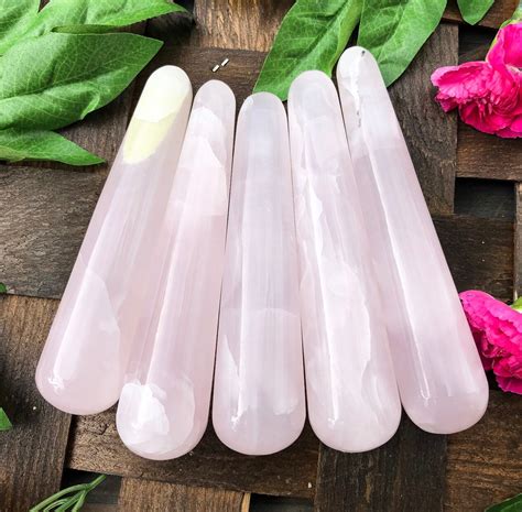 Pink Calcite Crystal Wands