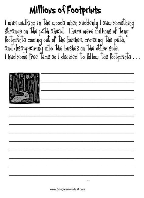 Worksheets For Creative Writing Writing Prompts For Kids Creative