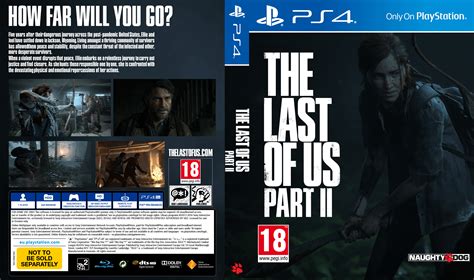 The Last Of Us 2 Ps4 Box Cover Rcustomcovers
