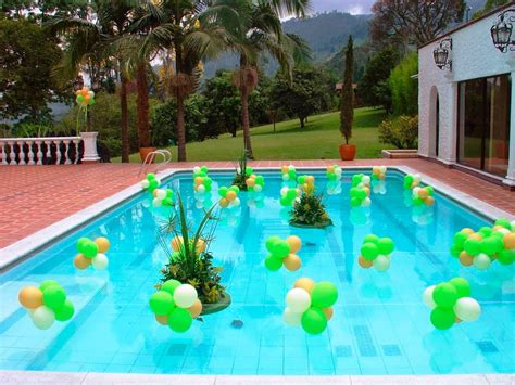 Resultado De Imagen Para Decoracion Pool Party Fiesta De Piscina