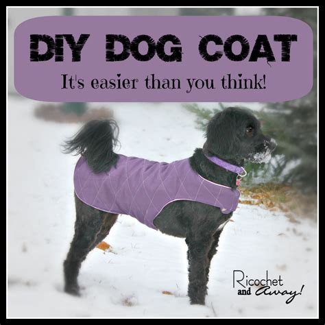 Ricochet And Away Diy Dog Coat