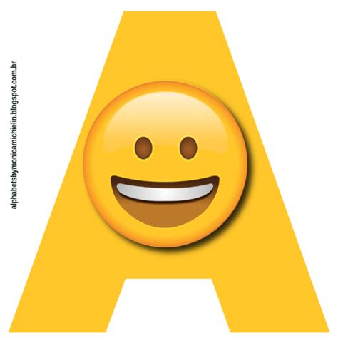 Monica Michielin Alphabets Emoji Alphabet Png